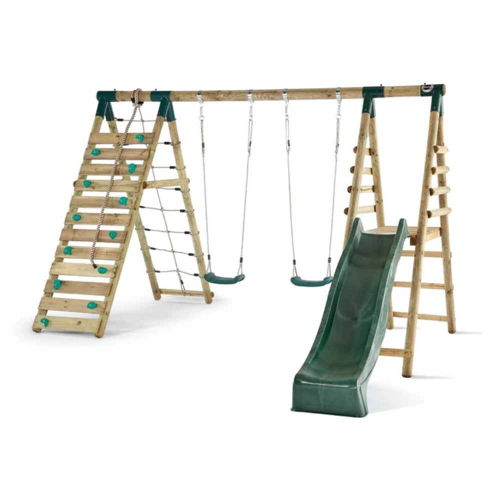 Plum Woolly Monkey II Swing Set