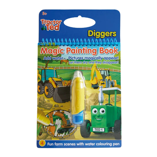 Tractor Ted Magic Painting Book, Diggers