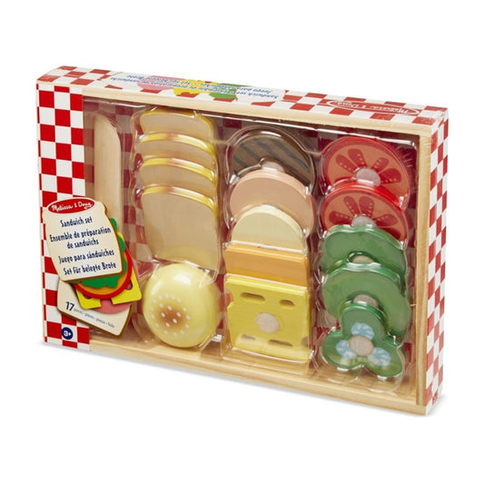 Melissa & Doug Wooden Sandwich Set
