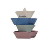 Shnuggle Stack and Sail Silicone Bath Boats