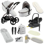 egg3® Houndstooth Silver Snuggle Bundle - with Maxi Cosi Cabriofix