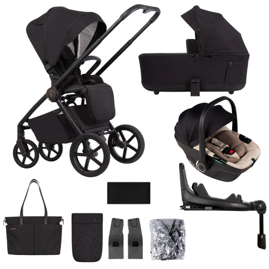 Venicci Claro 2 Noir 4-in-1 Bundle - with Tiago Beige