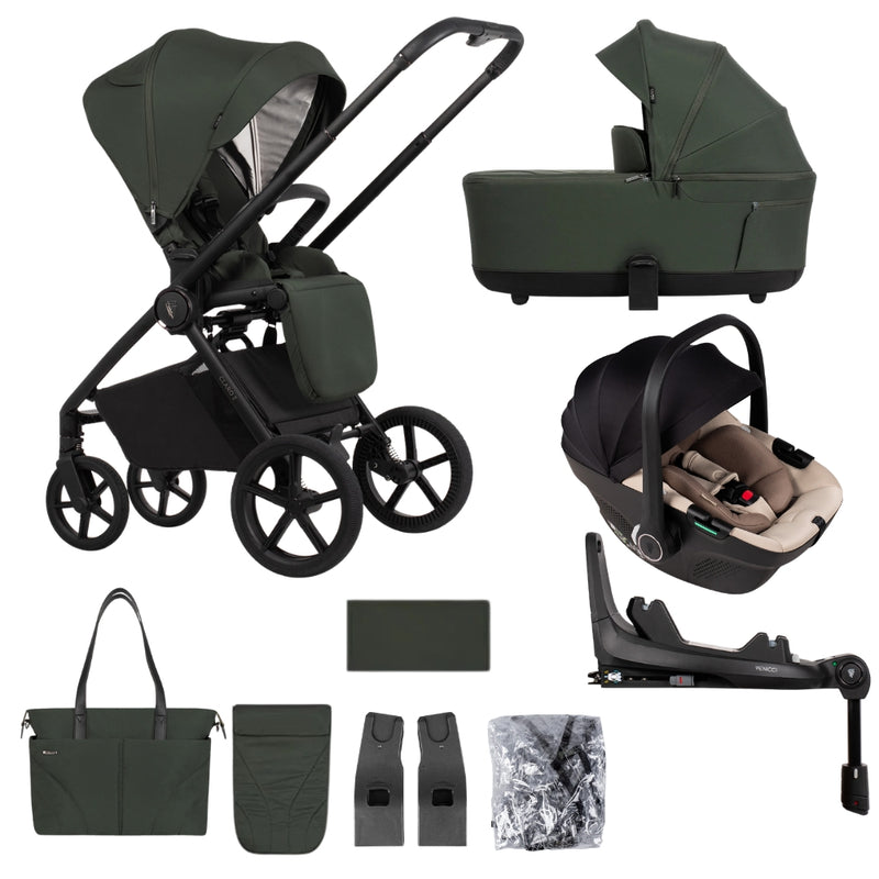Venicci Claro 2 Forest 4-in-1 Bundle - with Tiago Beige