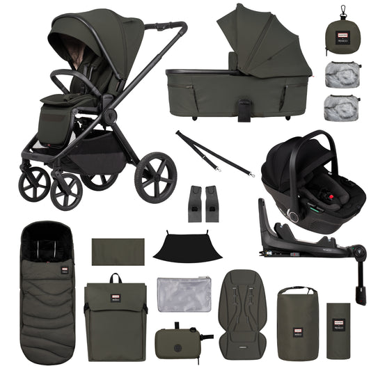 Venicci x Hunter Upline 3 4-in-1 Bundle, Dark Olive