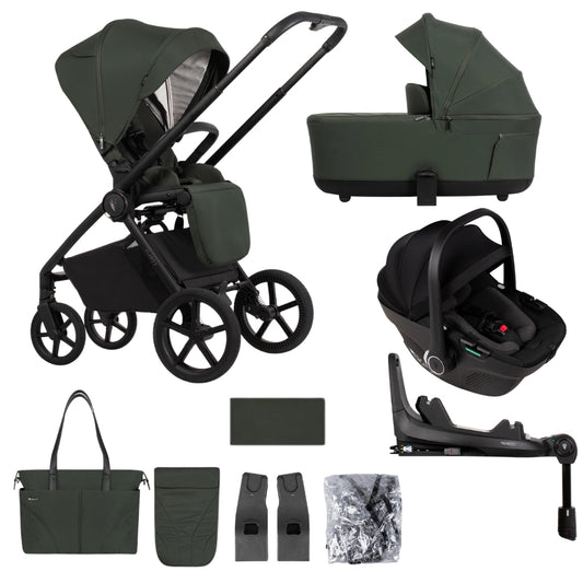 Venicci Claro 2 Forest 4-in-1 Bundle - with Tiago Black