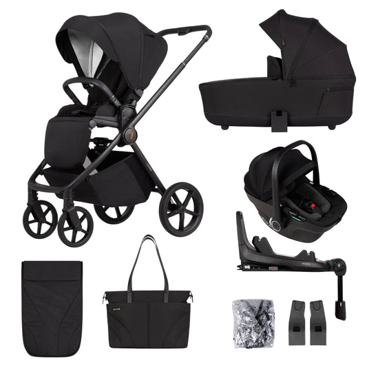 Venicci Claro 1 Noir 3-in-1 Bundle - with Tiago