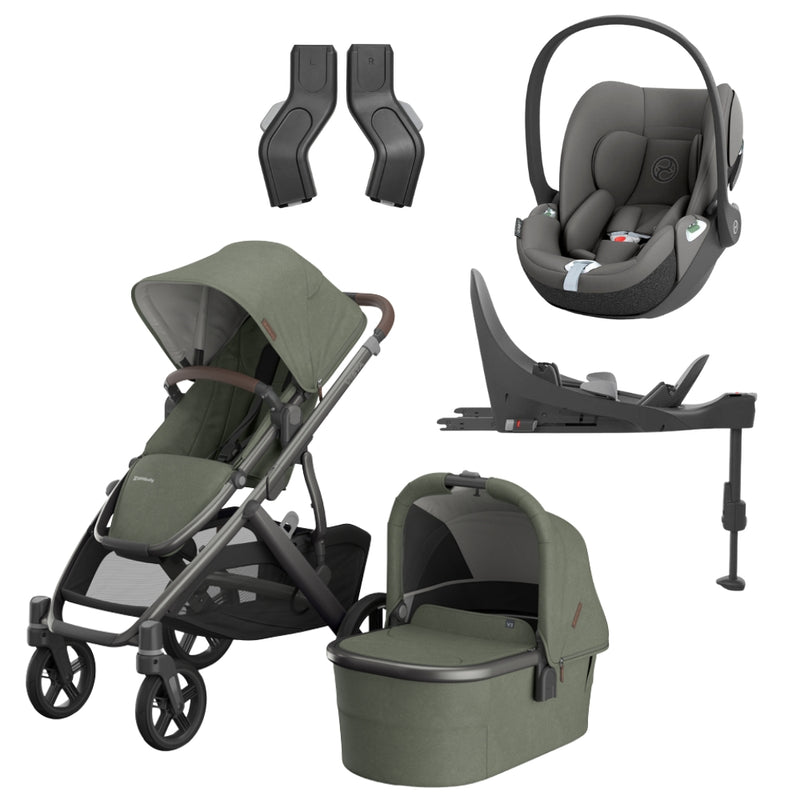 UPPAbaby Vista V3 Bundle w/Cloud T Car Seat & Base
