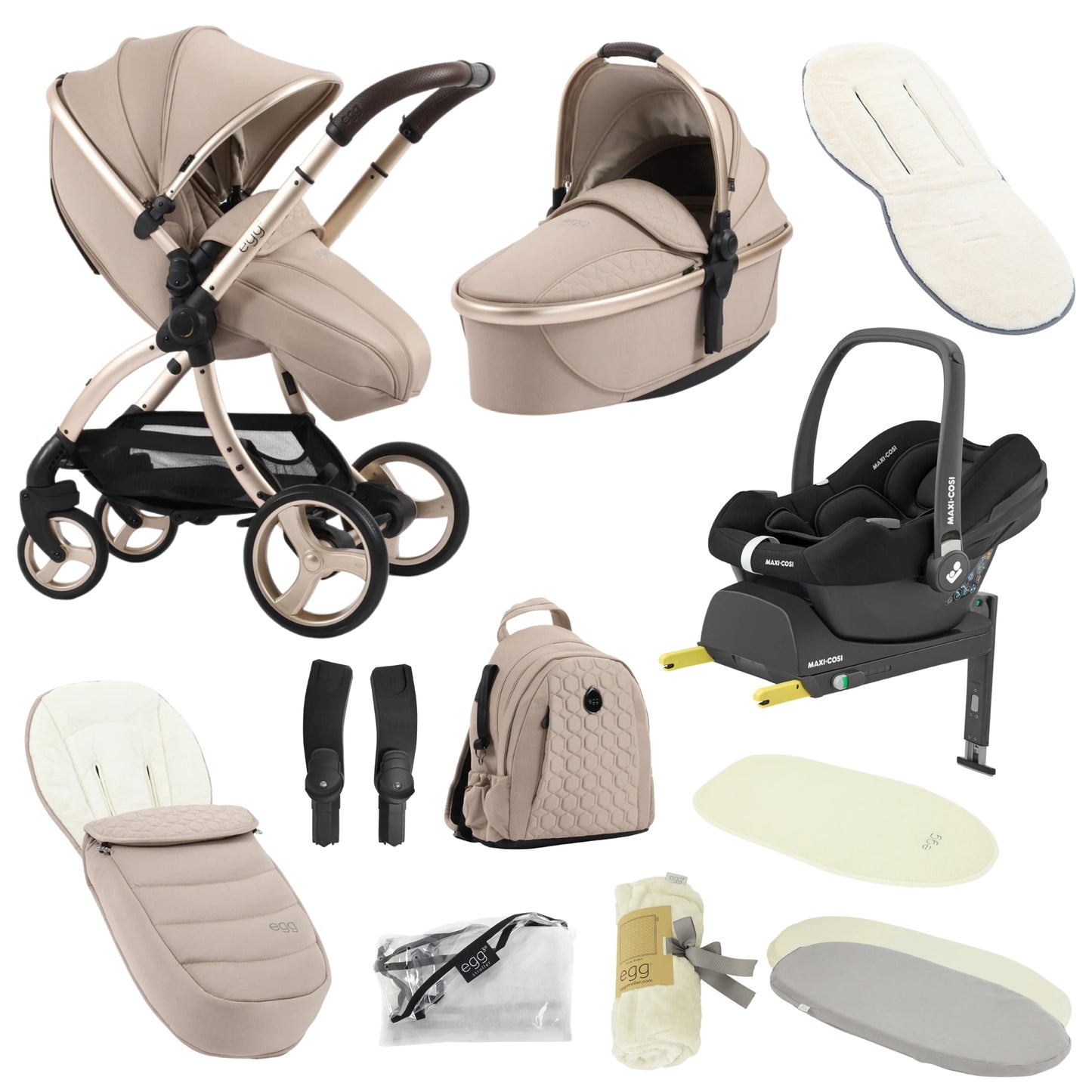 egg3® Snuggle Bundle - with Maxi Cosi Cabriofix