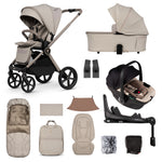 Venicci Upline 3 Pebble 4-in-1 Bundle - with Tiago Beige
