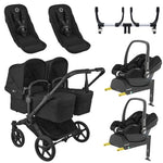 Bugaboo Donkey 6 Twin Bundle w/Maxi Cosi Cabriofix Car Seats