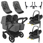 Bugaboo Donkey 6 Twin Bundle w/Maxi Cosi Cabriofix Car Seats