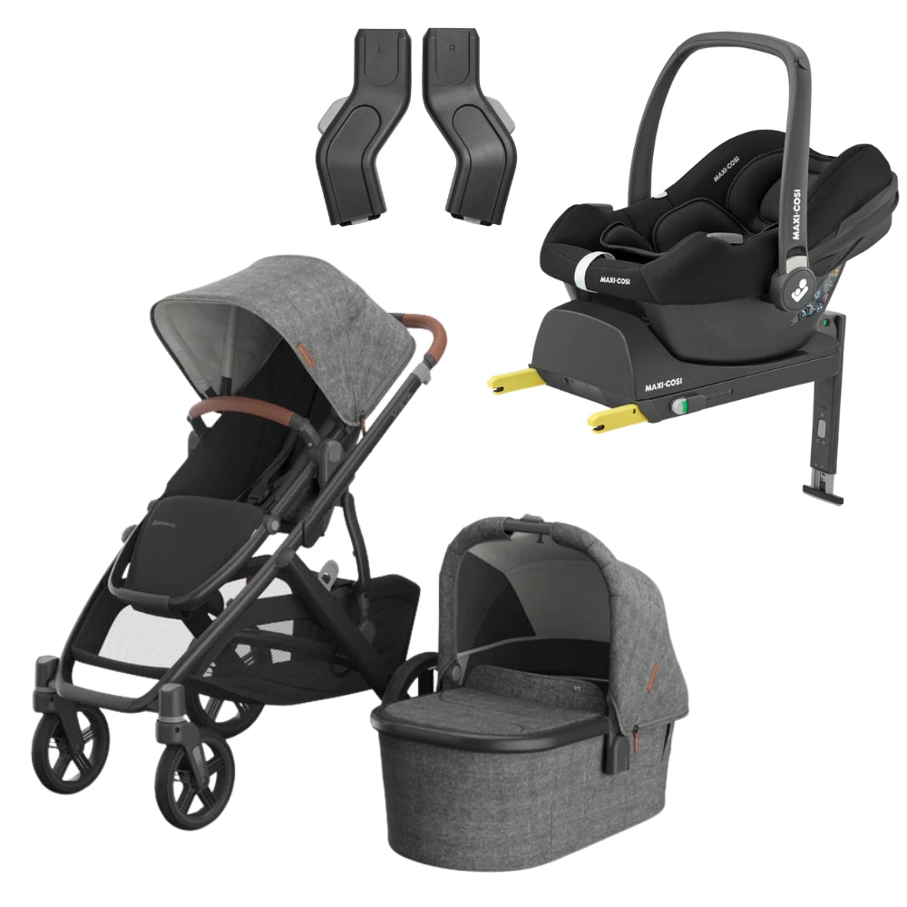 UPPAbaby Vista V3 Bundle w/Maxi Cosi Cabriofix