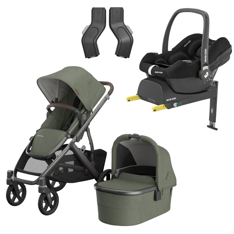 UPPAbaby Vista V3 Bundle w/Maxi Cosi Cabriofix