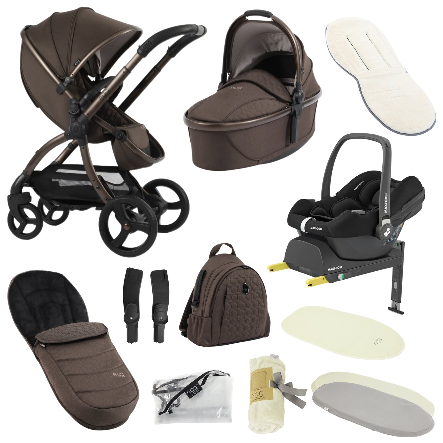 egg3® Snuggle Bundle - with Maxi Cosi Cabriofix