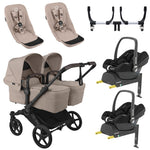 Bugaboo Donkey 6 Twin Bundle w/Maxi Cosi Cabriofix Car Seats