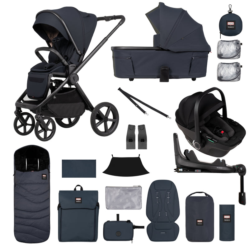 Venicci x Hunter Upline 3 4-in-1 Bundle, Navy