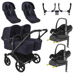 Bugaboo Donkey 6 Twin Bundle w/Maxi Cosi Cabriofix Car Seats