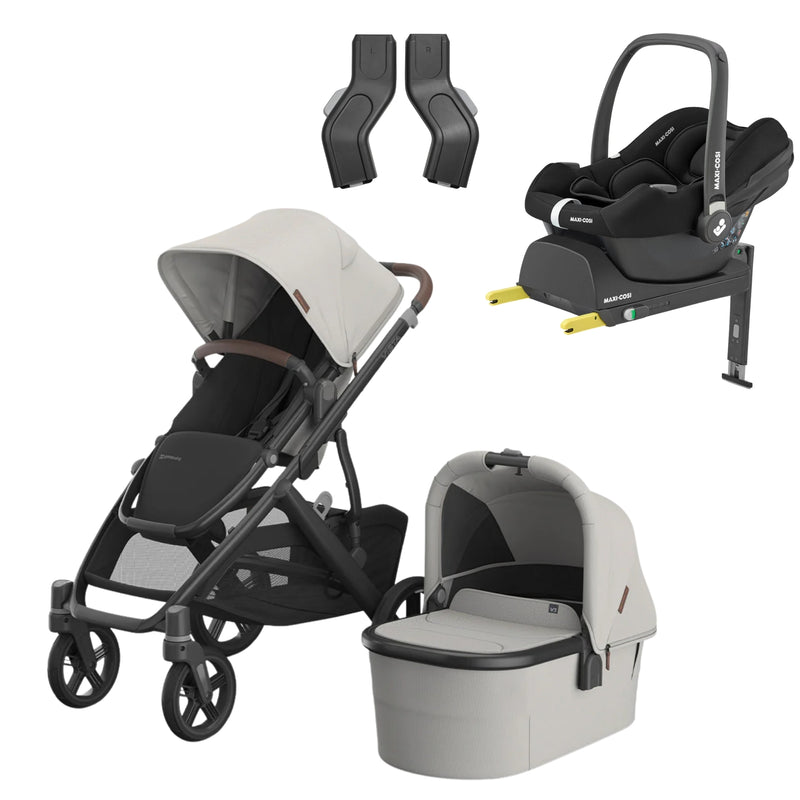 UPPAbaby Vista V3 Savannah - with Maxi Cosi Cabriofix