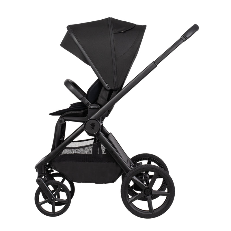 Venicci Upline 3 Onyx 4-in-1 Bundle - with Tiago Black