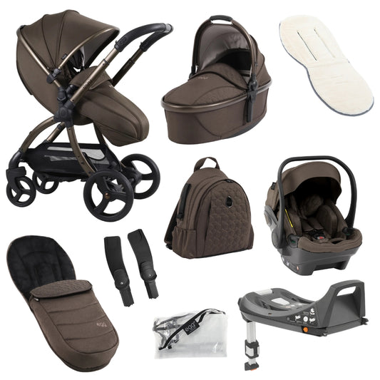 egg3® 8pc Bundle w/ Egg Shell Car Seat