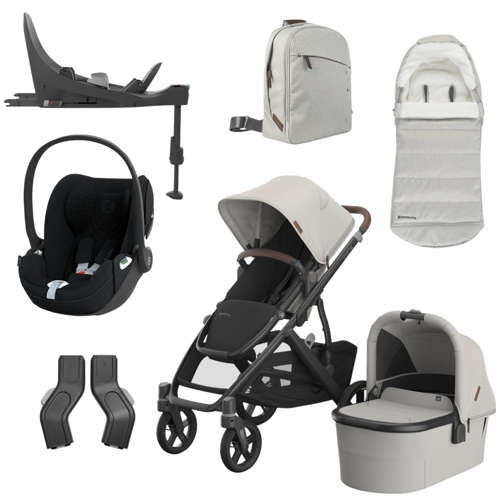 UPPAbaby Vista V3 Bundle w/Cloud T Car Seat & Base, Savannah