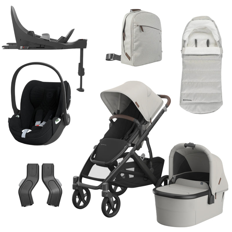 UPPAbaby Vista V3 Bundle w/Cloud T Car Seat & Base, Savannah