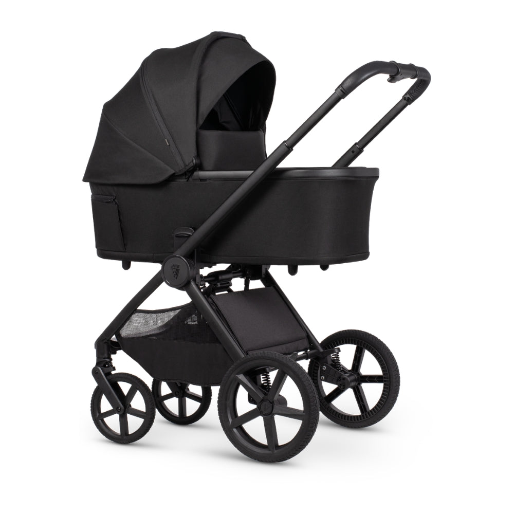 Venicci Upline 3 Onyx 4-in-1 Bundle - with Tiago Black