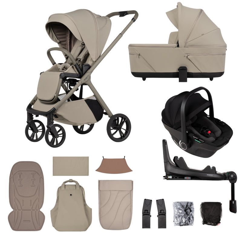 Venicci Tila Latte Luxury Bundle - with Tiago Black