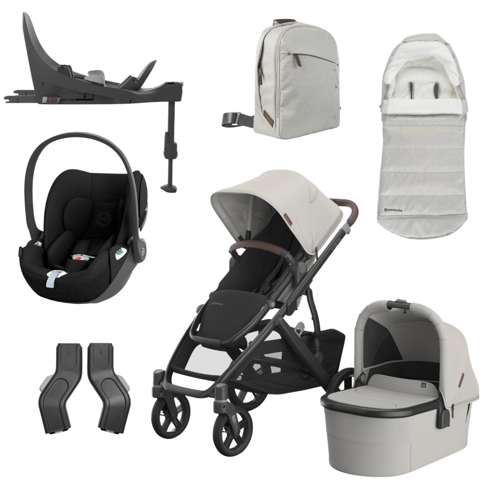 UPPAbaby Vista V3 Bundle w/Cloud T Car Seat & Base, Savannah