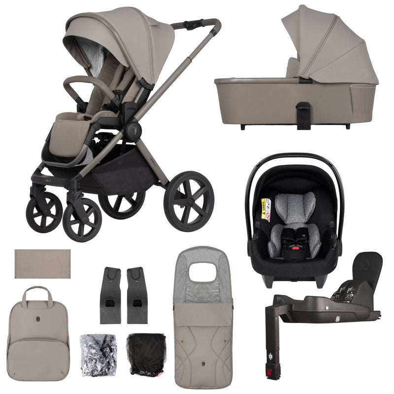 Ex Display Venicci Upline 2 Taupe - with Cosmo Car Seat