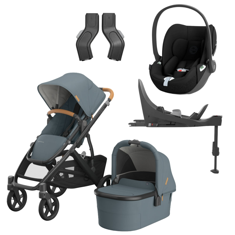 UPPAbaby Vista V3 Bundle w/Cloud T Car Seat & Base