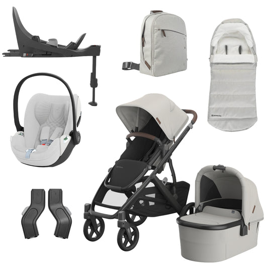 UPPAbaby Vista V3 Bundle w/Cloud T Car Seat & Base, Savannah