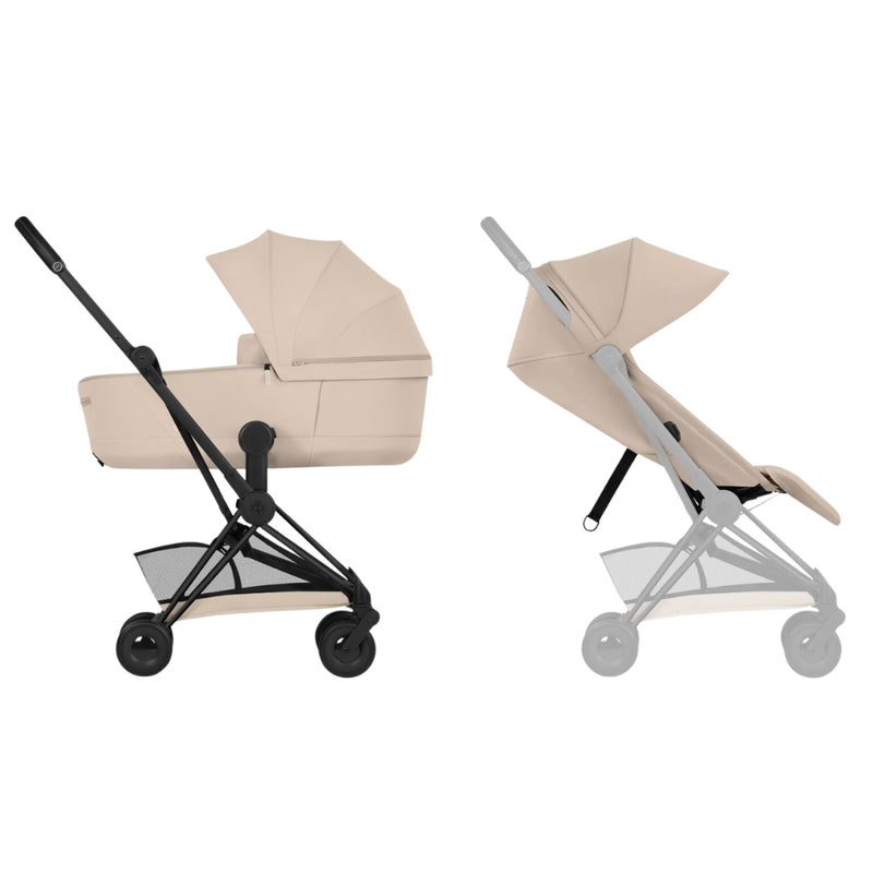 Cybex COŸA Comfort incl. Foldable Carrycot, Matt Black
