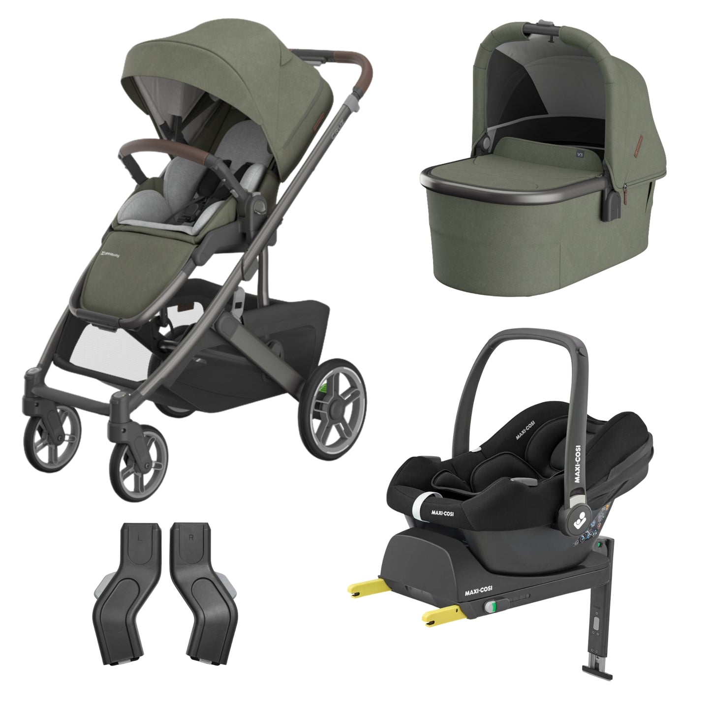UPPAbaby Cruz V3 - with Maxi Cosi Cabriofix