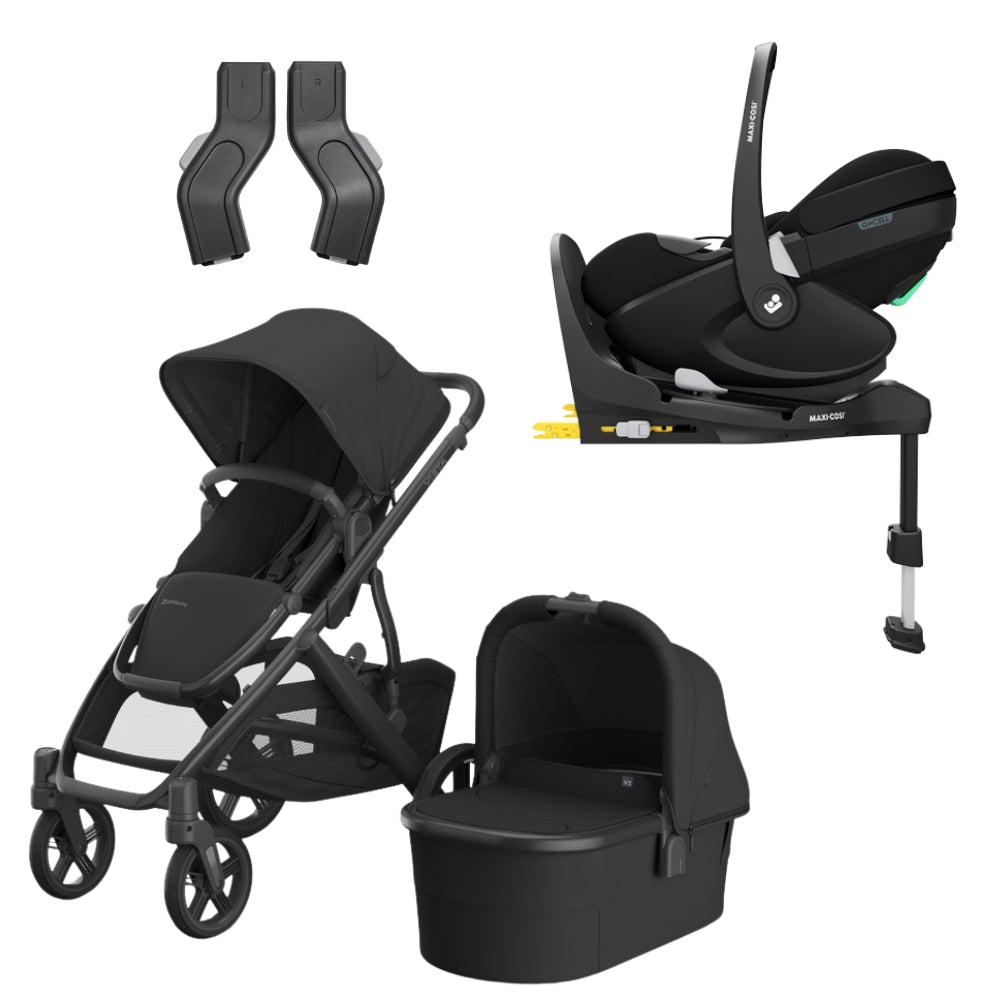 UPPAbaby Vista V3 Bundle w/Maxi Cosi Pebble 360 Pro² Car Seat & Base
