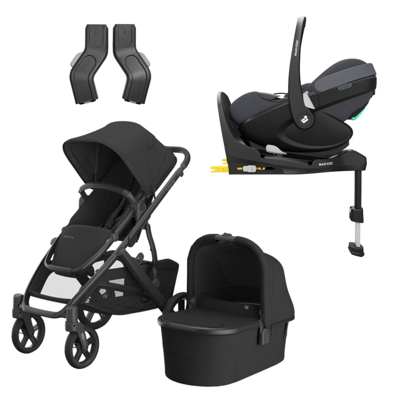 UPPAbaby Vista V3 Bundle w/Maxi Cosi Pebble 360 Pro² Car Seat & Base