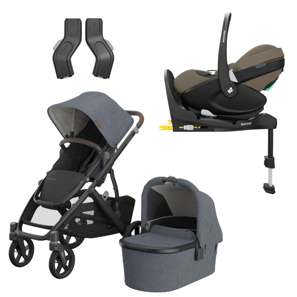 UPPAbaby Vista V3 Bundle w/Maxi Cosi Pebble 360 Pro² Car Seat & Base