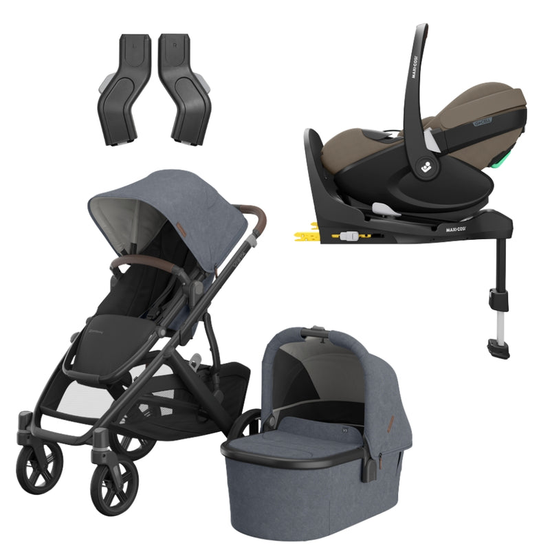 UPPAbaby Vista V3 Bundle w/Maxi Cosi Pebble 360 Pro² Car Seat & Base