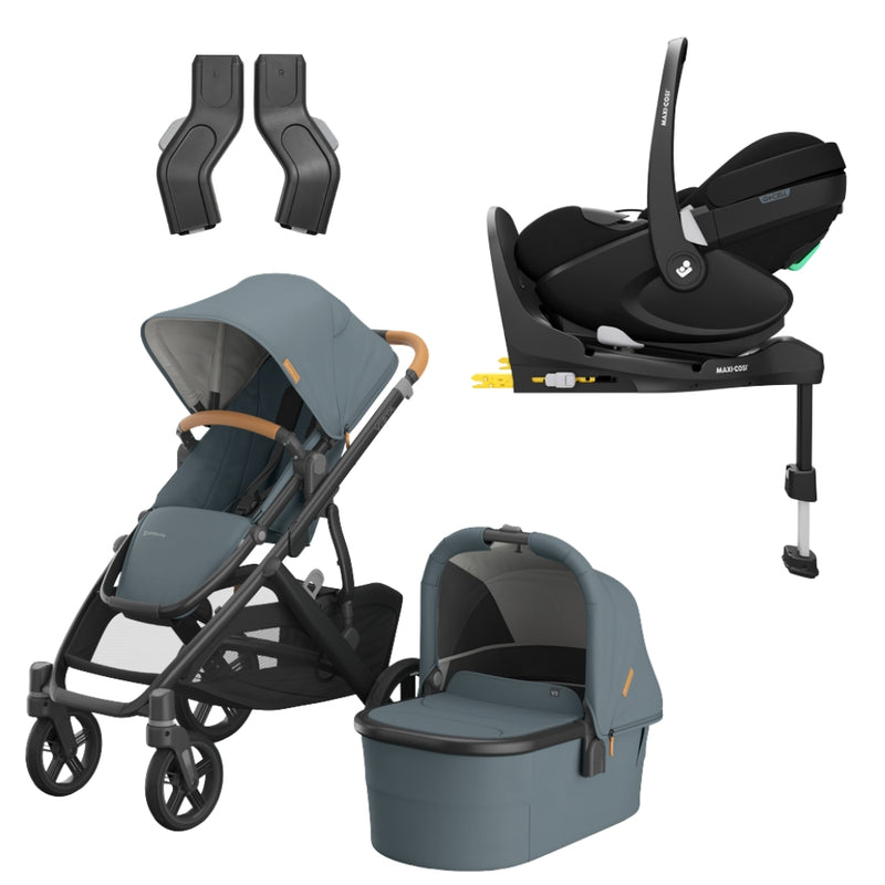 UPPAbaby Vista V3 Bundle w/Maxi Cosi Pebble 360 Pro² Car Seat & Base
