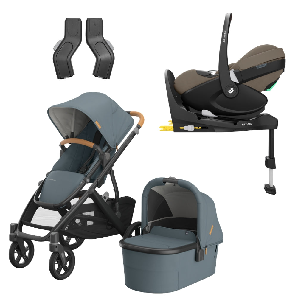 UPPAbaby Vista V3 Bundle w/Maxi Cosi Pebble 360 Pro² Car Seat & Base