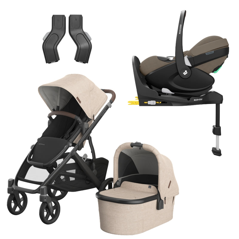 UPPAbaby Vista V3 Bundle w/Maxi Cosi Pebble 360 Pro² Car Seat & Base