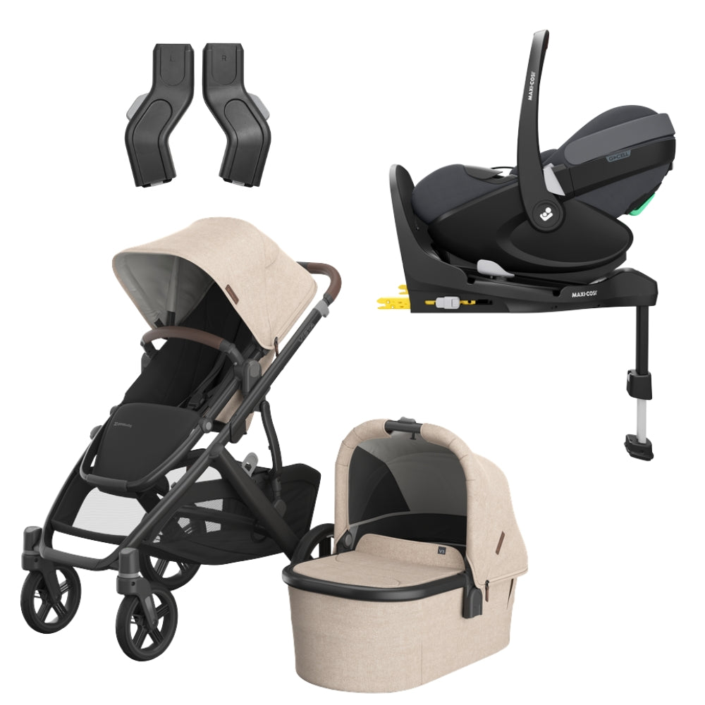 UPPAbaby Vista V3 Bundle w/Maxi Cosi Pebble 360 Pro² Car Seat & Base