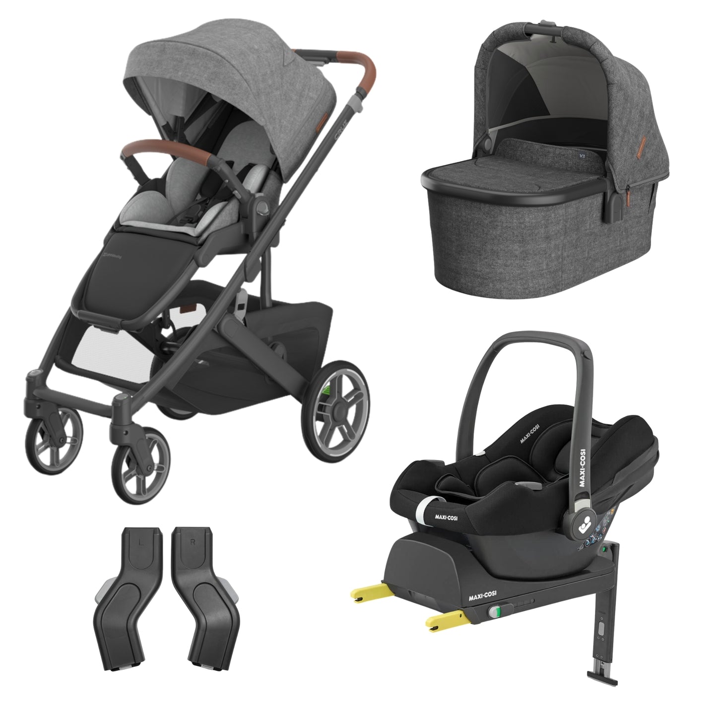 UPPAbaby Cruz V3 - with Maxi Cosi Cabriofix