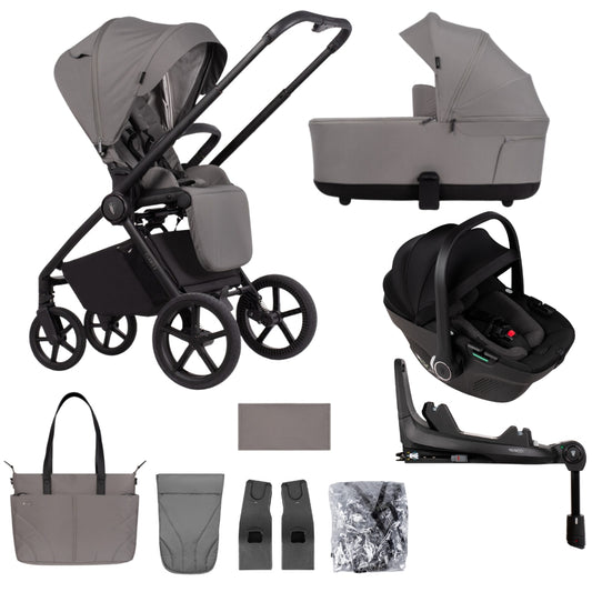 Venicci Claro 2 Fog 4-in-1 Bundle - with Tiago Black