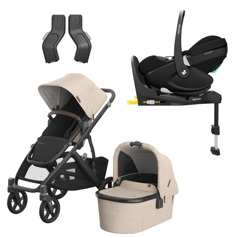 UPPAbaby Vista V3 Bundle w/Maxi Cosi Pebble 360 Pro² Car Seat & Base