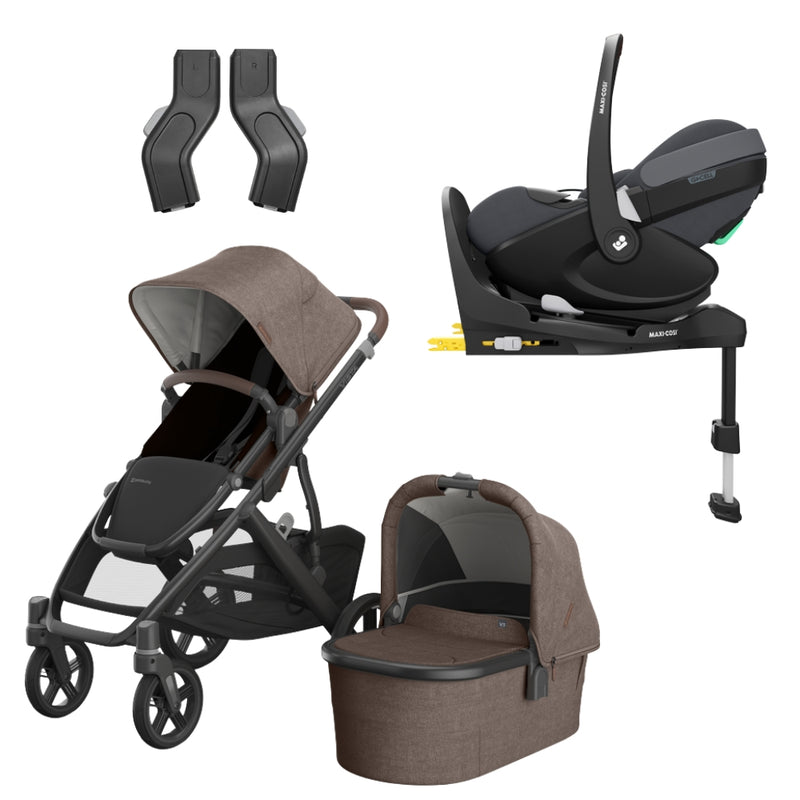 UPPAbaby Vista V3 Bundle w/Maxi Cosi Pebble 360 Pro² Car Seat & Base