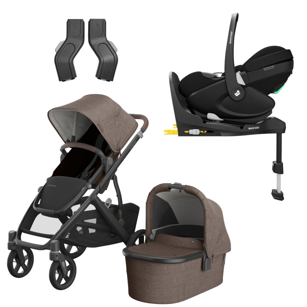 UPPAbaby Vista V3 Bundle w/Maxi Cosi Pebble 360 Pro² Car Seat & Base