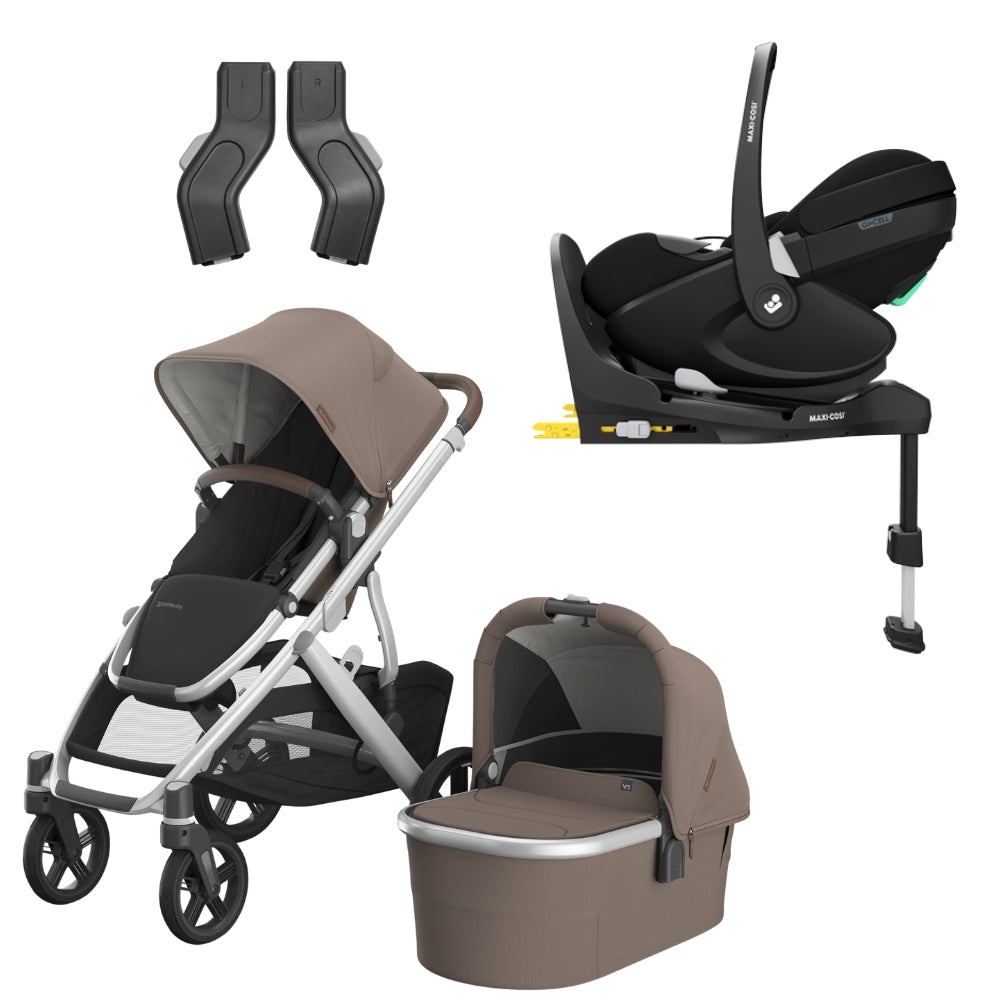 UPPAbaby Vista V3 Bundle w/Maxi Cosi Pebble 360 Pro² Car Seat & Base