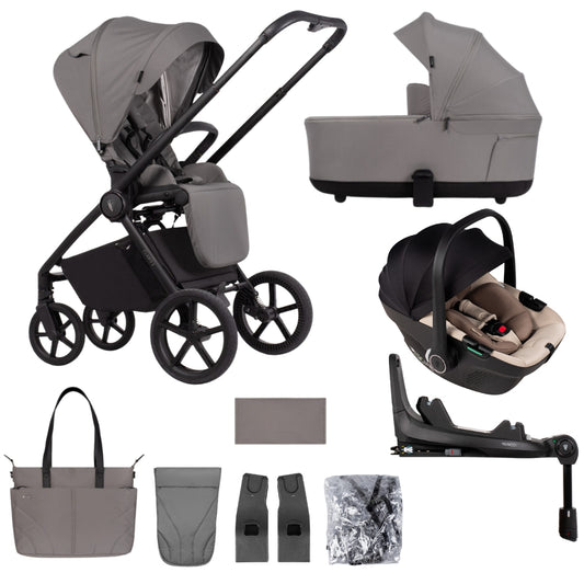 Venicci Claro 2 Fog 4-in-1 Bundle - with Tiago Beige