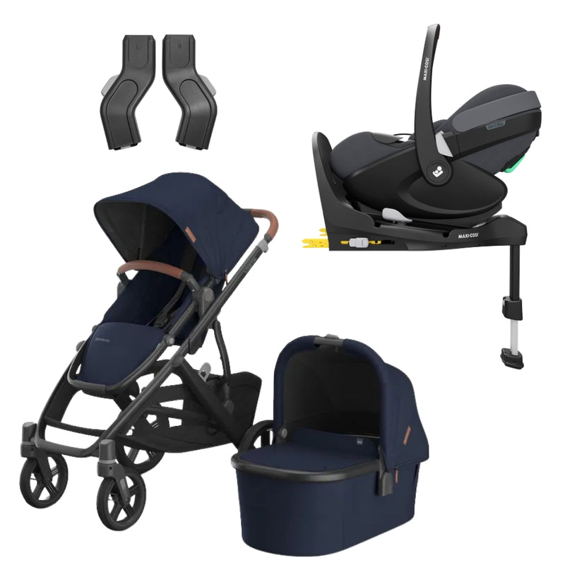 UPPAbaby Vista V3 Bundle w/Maxi Cosi Pebble 360 Pro² Car Seat & Base